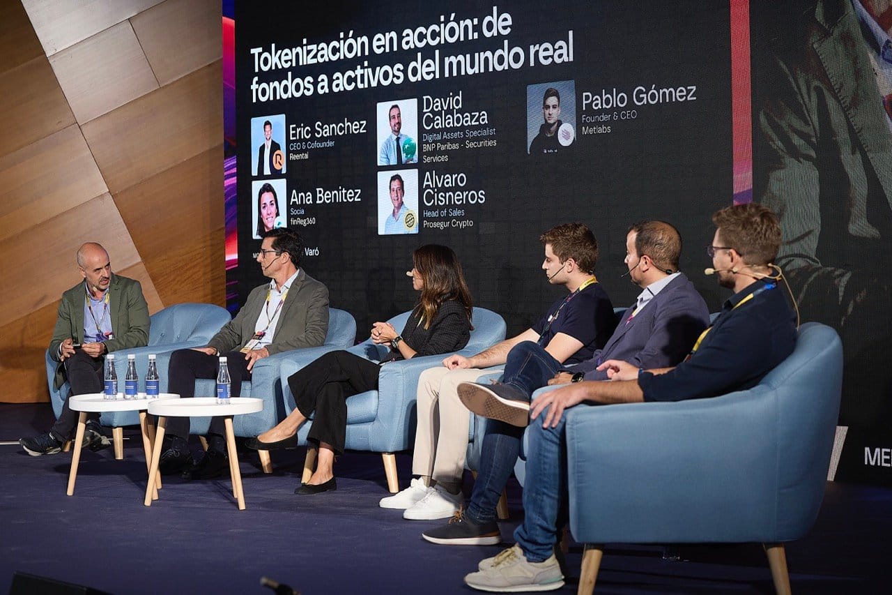 Tokenization panel with Pablo Gómez at MERGE Madrid