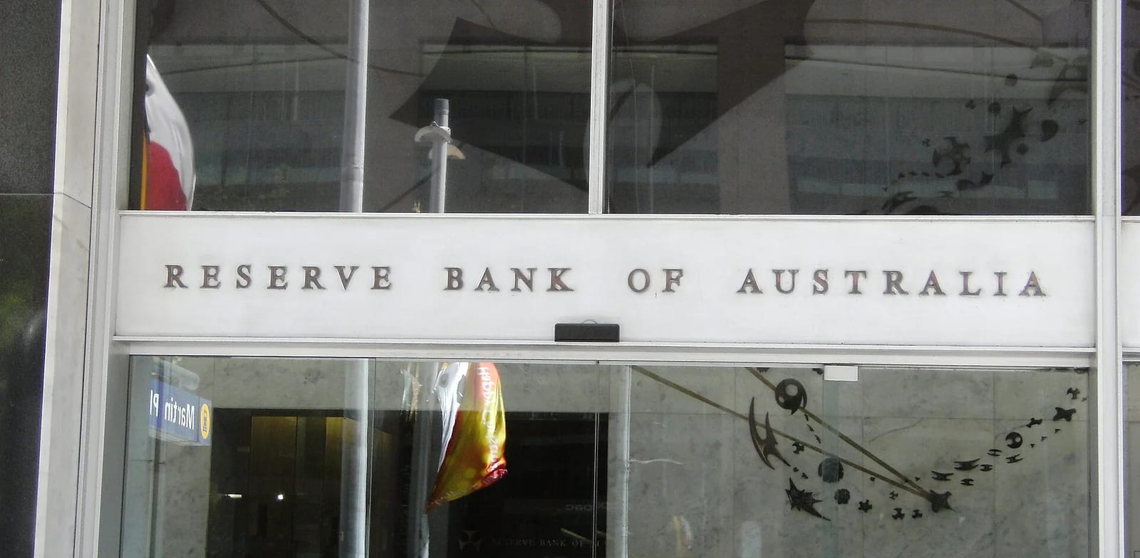 Acceso al Banco de la Reserva de Australia, en Sídney