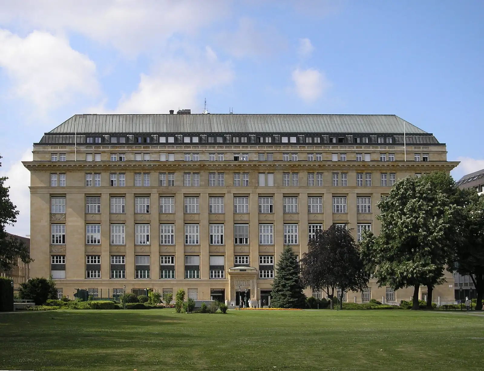 Austrian National Bank building in Vienna