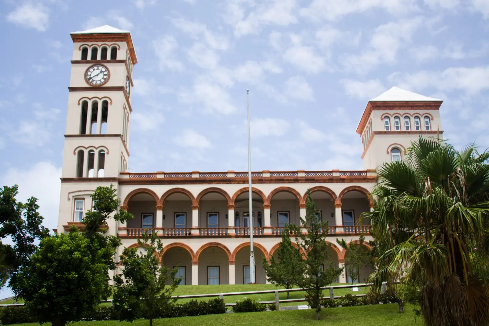 Sessions House, home of Bermuda's House of Assembly in Hamilton