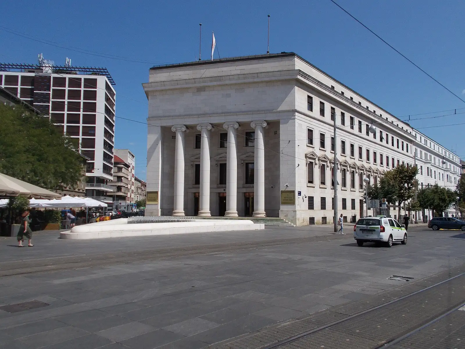 Croatian National Bank building in Zagreb