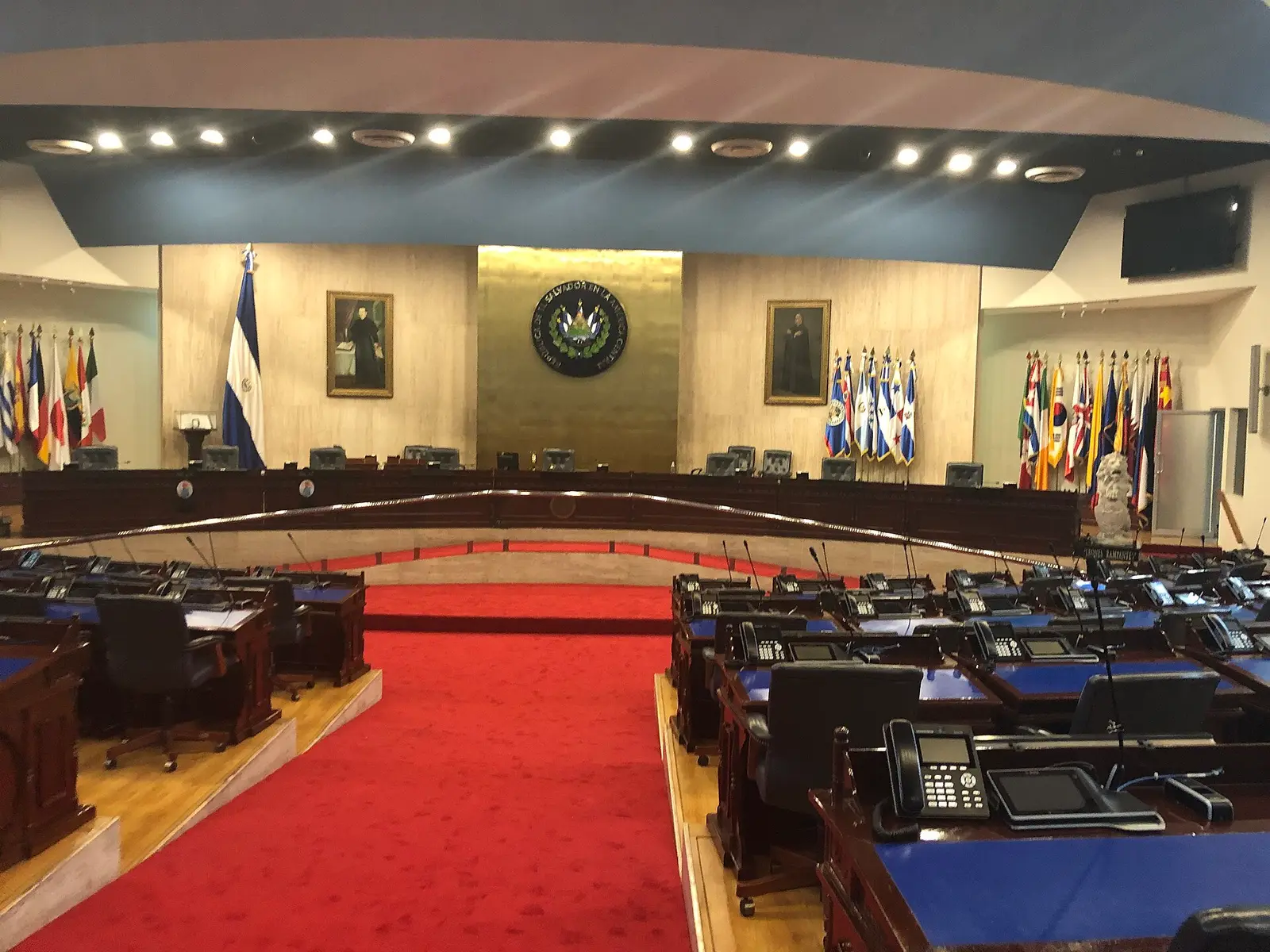 Blue Room of the Legislative Assembly of El Salvador