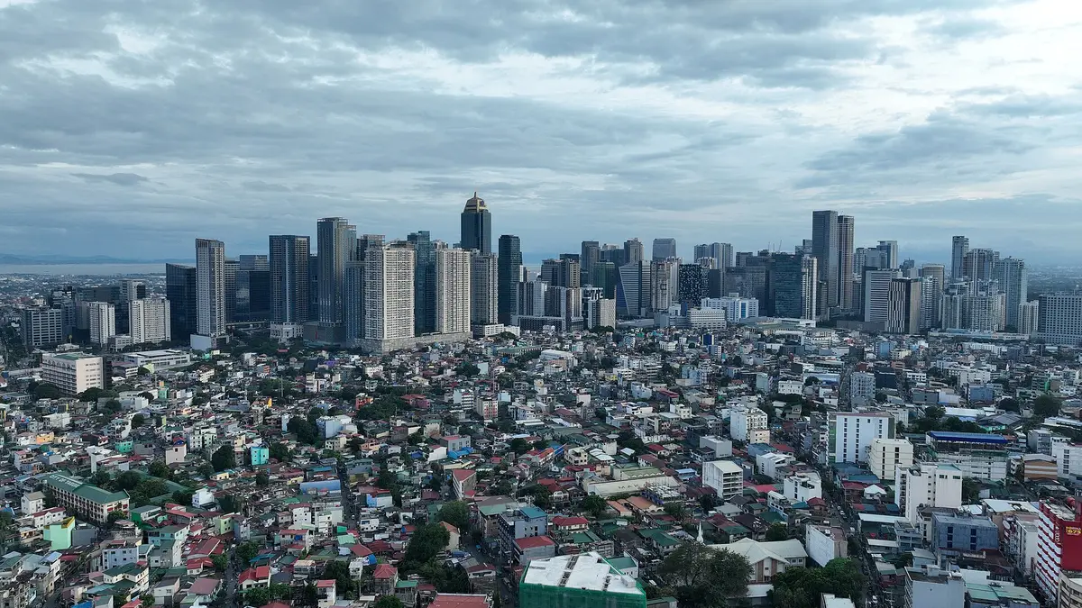 Aerial view of the Bonifacio Global City skyline
