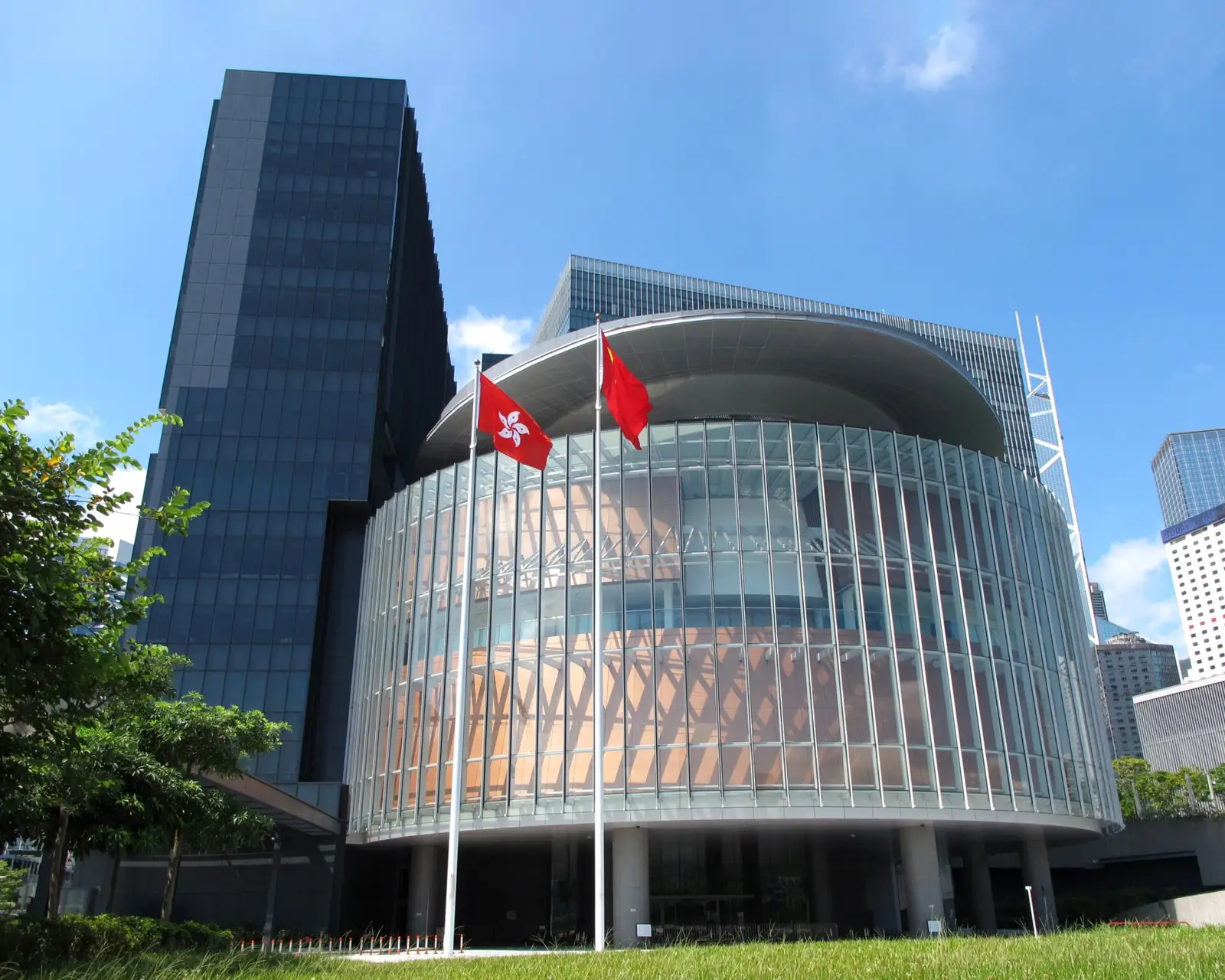 Hong Kong Legislative Council Complex in Tamar
