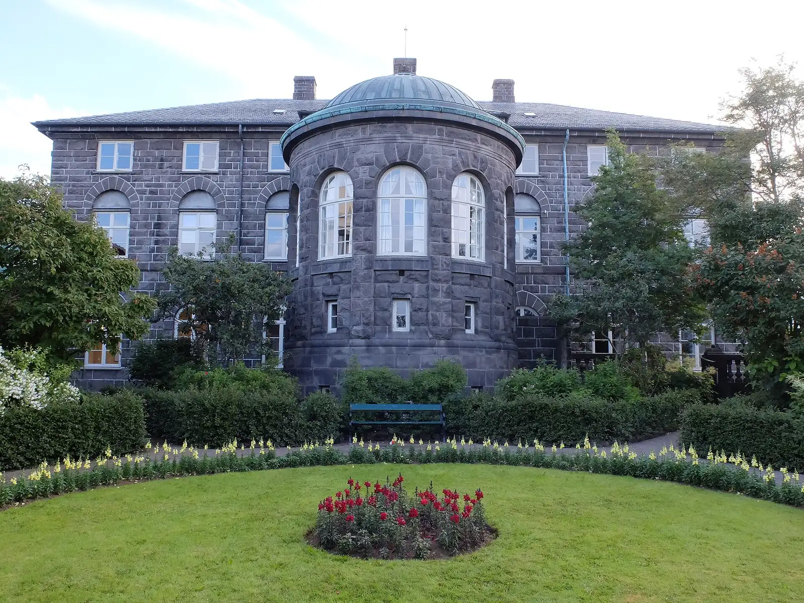 Alþingi building, home of Iceland's Parliament in Reykjavík