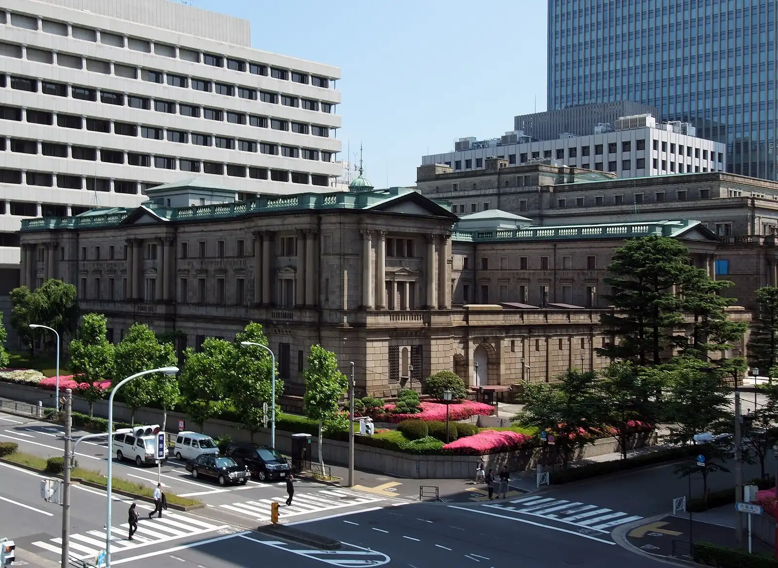 Historic Bank of Japan building in Tokyo