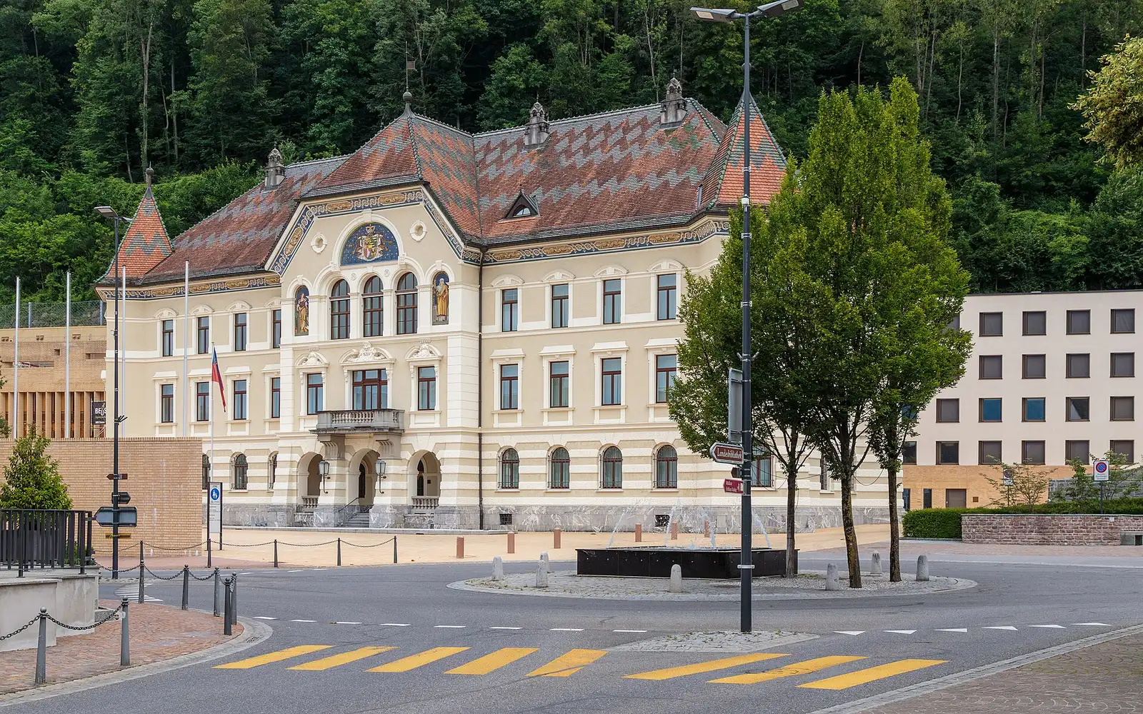Government building of Liechtenstein in Vaduz