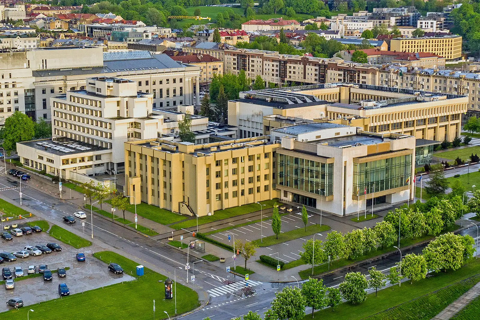 Seimas building, home of Lithuania's Parliament in Vilnius