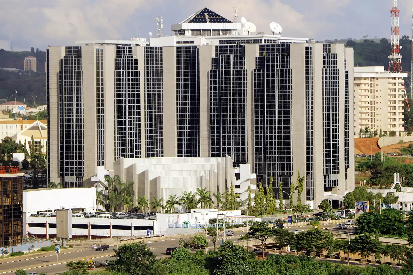 Sede del Banco Central de Nigeria, en Abuya