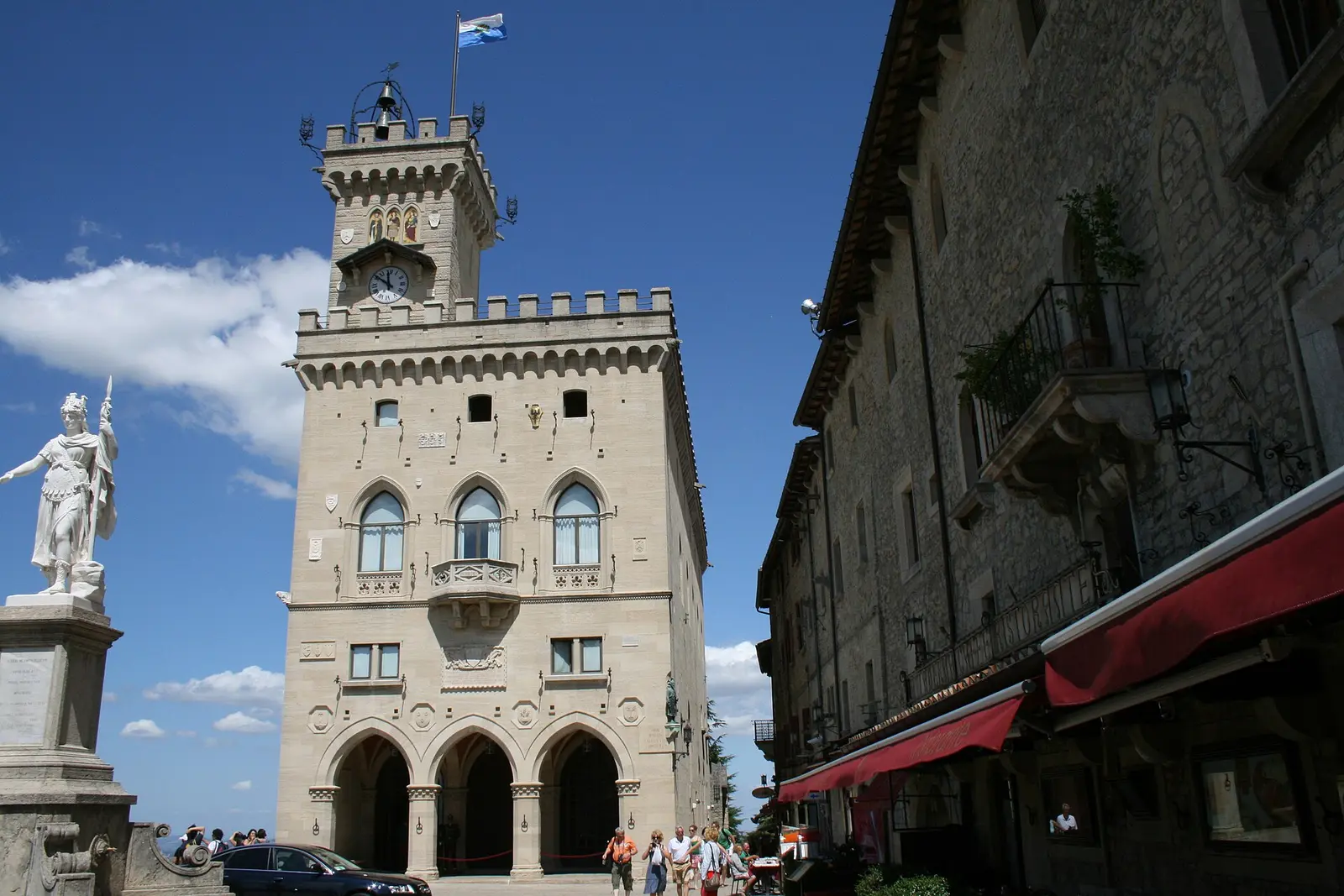 Palazzo Pubblico in San Marino, home of the Grand and General Council