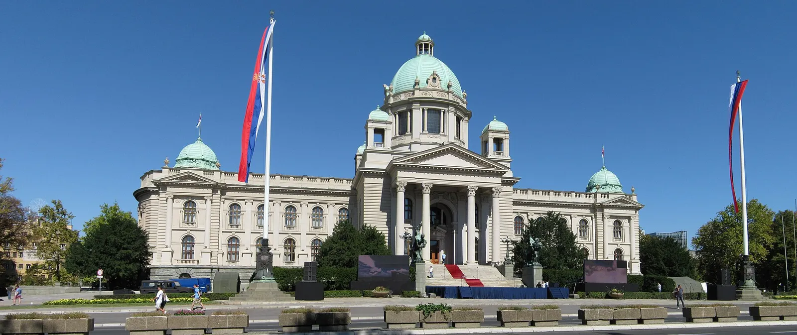 National Assembly of Serbia building in Belgrade