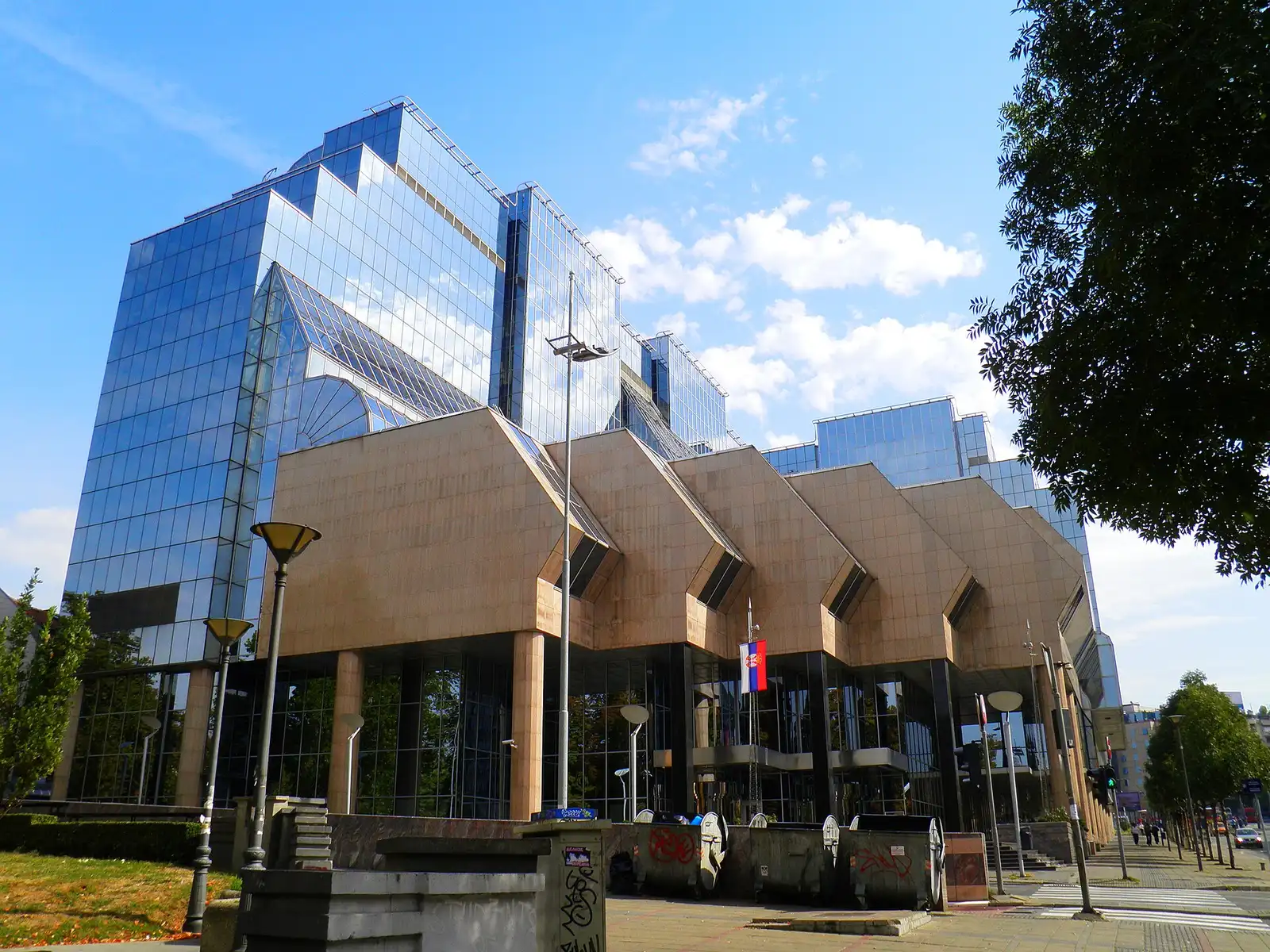 National Bank of Serbia building in Belgrade