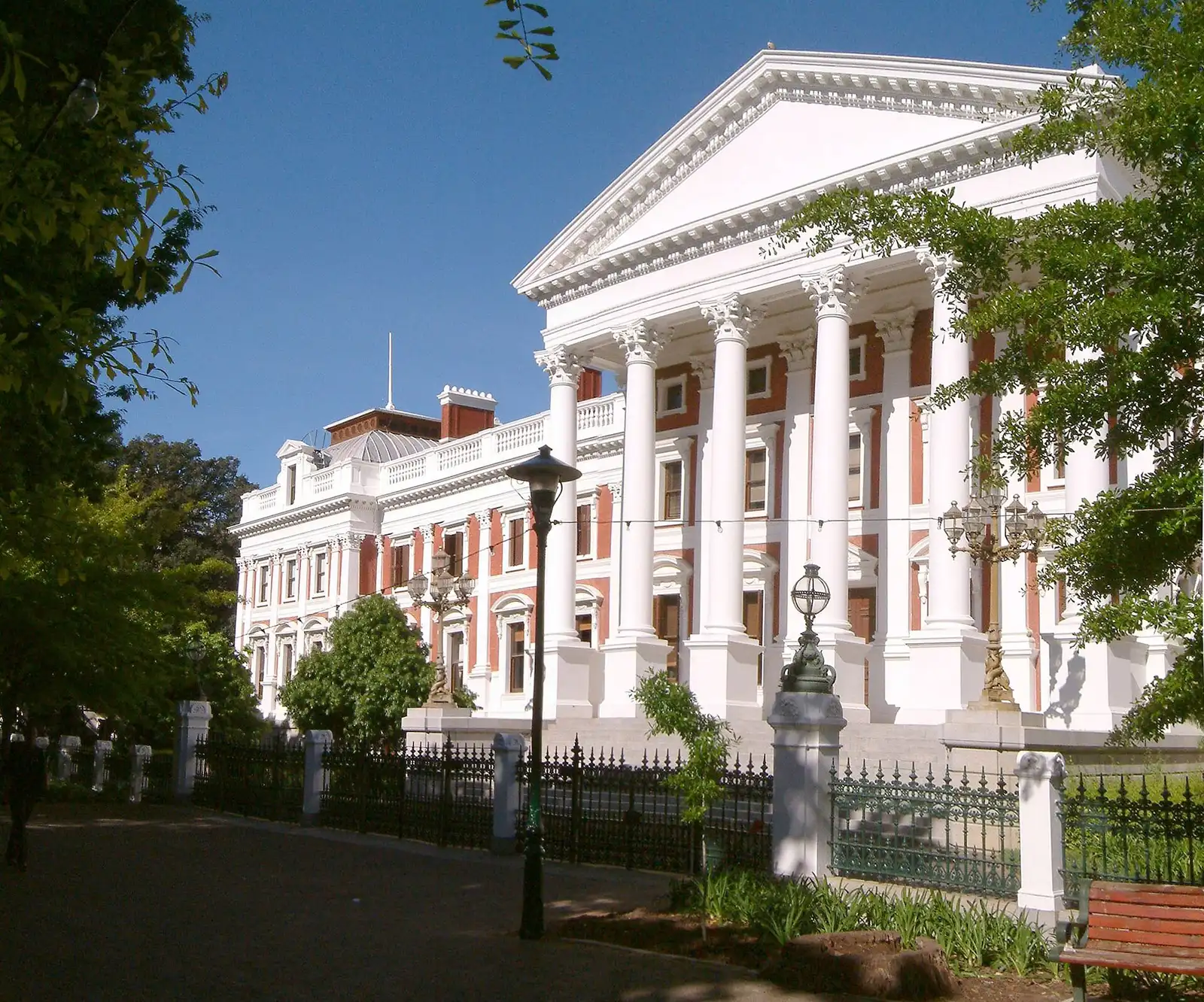 Edificios del Parlamento de Sudáfrica, en Ciudad del Cabo