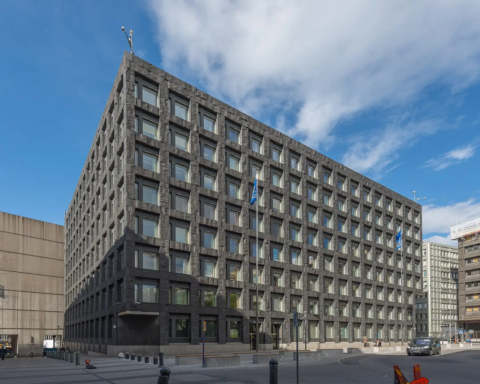 Sveriges Riksbank building in Stockholm