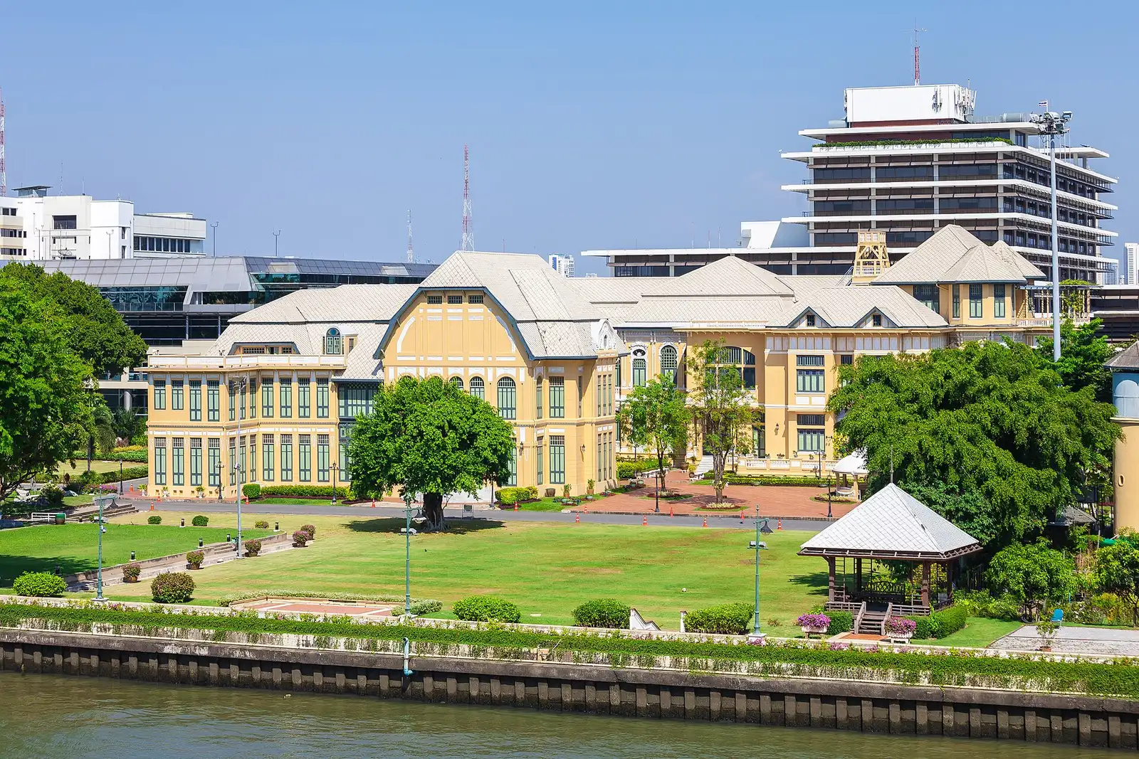 Bang Khun Phrom Palace, associated with the history of the Bank of Thailand, in Bangkok