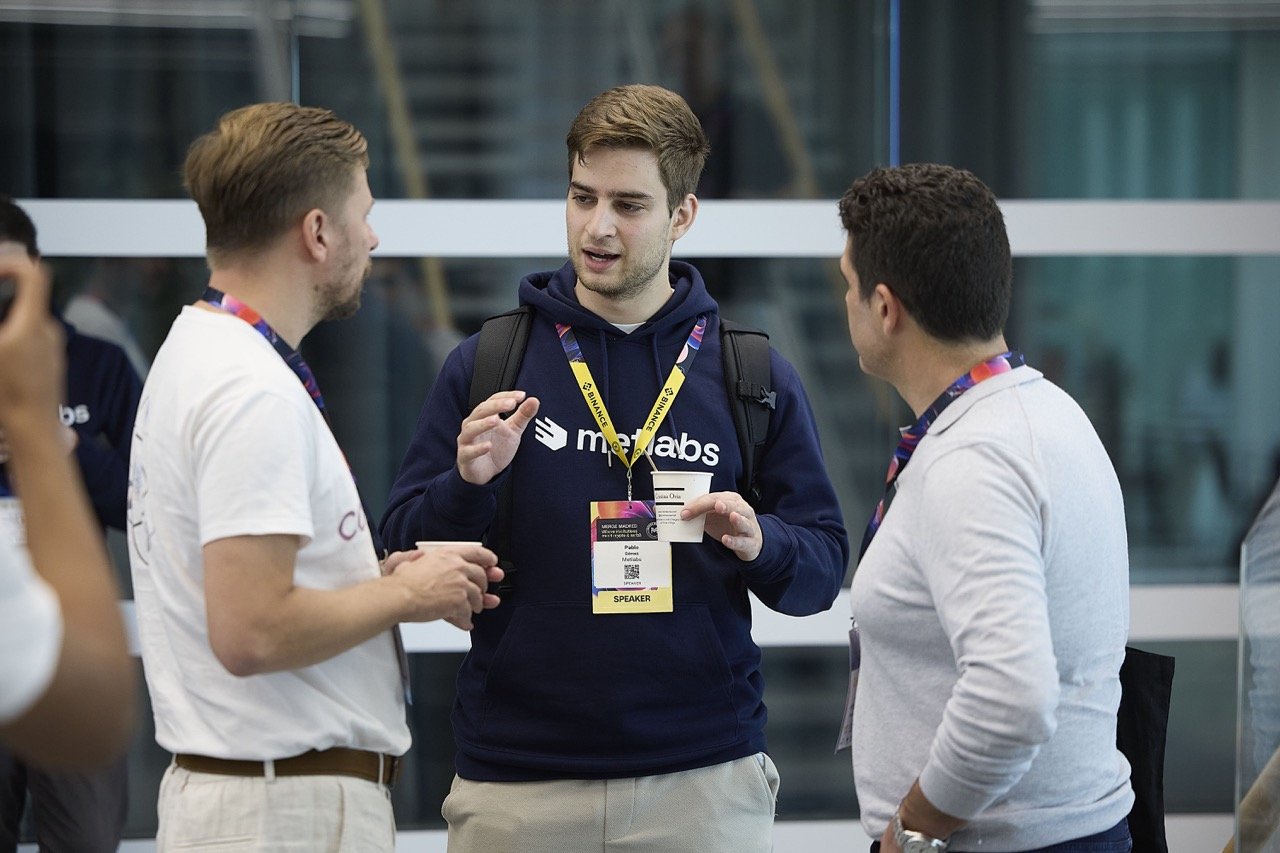 Pablo Gómez at the Tech Summit at IE University.