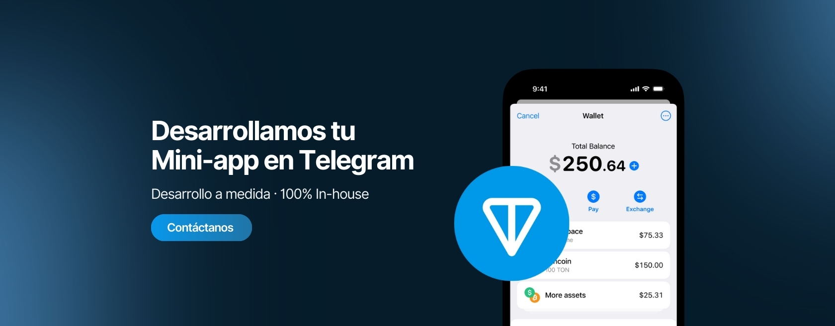 desarrollo mini apps telegram ton